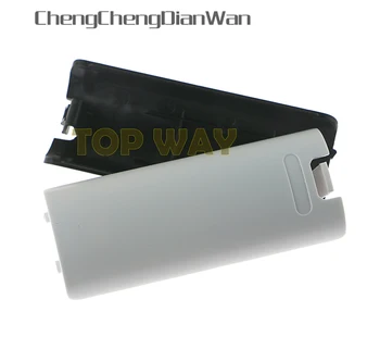 

ChengChengDianWan White Black Battery Back Cover Shell Case for Nintendo Wii Remote Controller 3pcs/lot