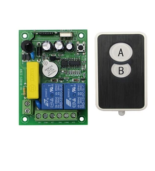 

AC 220 V 8 A 2 CH RF Wireless Remote Control 1* Receiver +1* Transmitter 315/433 mhz home