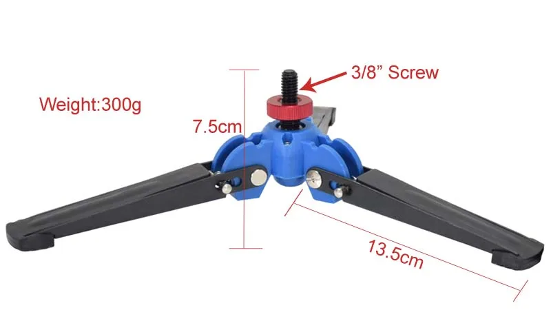 Manbily M-1 гидравлический универсальный три опора для ног Стенд стабильное основание для монопода с винтом 3/8"