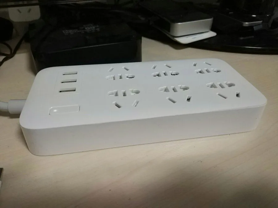 Original Xiaomi Smart Power Strip 2.1A Fast Charging 3 USB Extension Socket Plug 6 Standard Socket Adapter (24)