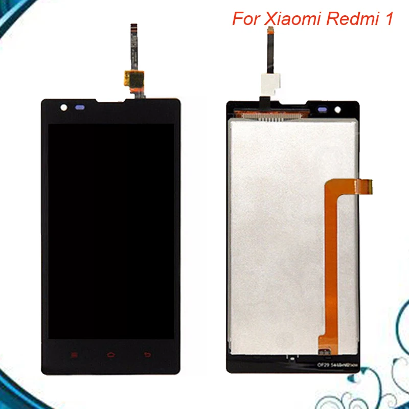 100% протестирован подходит для Xiaomi Redmi 1 ЖК-дисплей сенсорный экран дигитайзер в