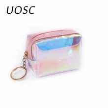 UOSC тренд, женский маленький кошелек, держатель для карт, на молнии, кошельки для монет, клатч, сумочка, модные женские кошельки, мини сумочка для хранения косметики