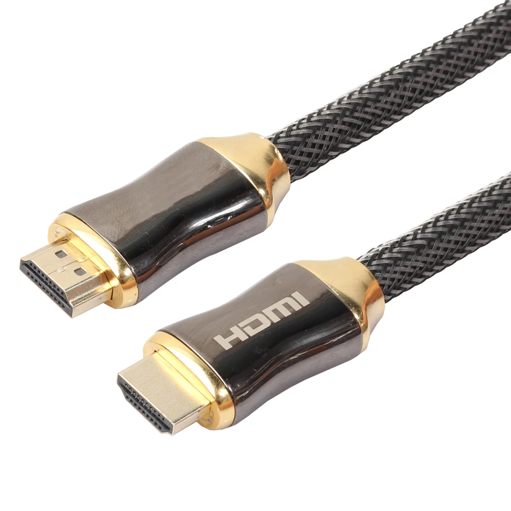 

Zinc Alloy Gold Plated HDMI Cable Nylon Braided 2.0 4K x 2K Ethernet Support Video 4K 2160P HD 1080P 3D1m 2m 3m 5m 10m