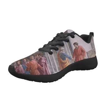 

Explosion Models 2019 Women Lightweight Flats Shoes Casual Running Breathable Shoes Sneakers Custom Shoes 3D Print Footware