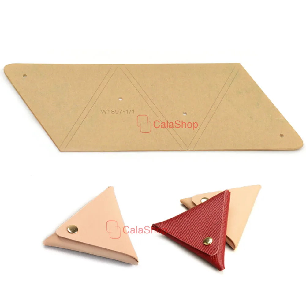 

1 Pcs / Lot Acrylic Wallet Leather Template Model Home Handwork Leathercraft Pattern Tools Accessory Lady Men coin Purse DIY 897