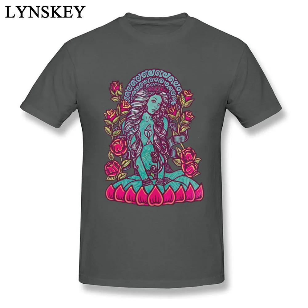 Normal Tops Shirts for Men Rife Summer Autumn O Neck Cotton Short Sleeve T-shirts Blue Tara Divine Gea Goddess Gift Tee Shirt carbon