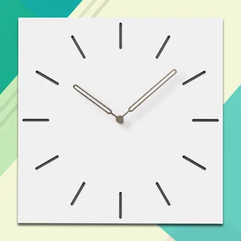 

1 Pcs 12 Inch Quartz Wall Clocks Home Decor Modern Pierced Silent Simple Living Room Bedroom Hanging Wall Clock White