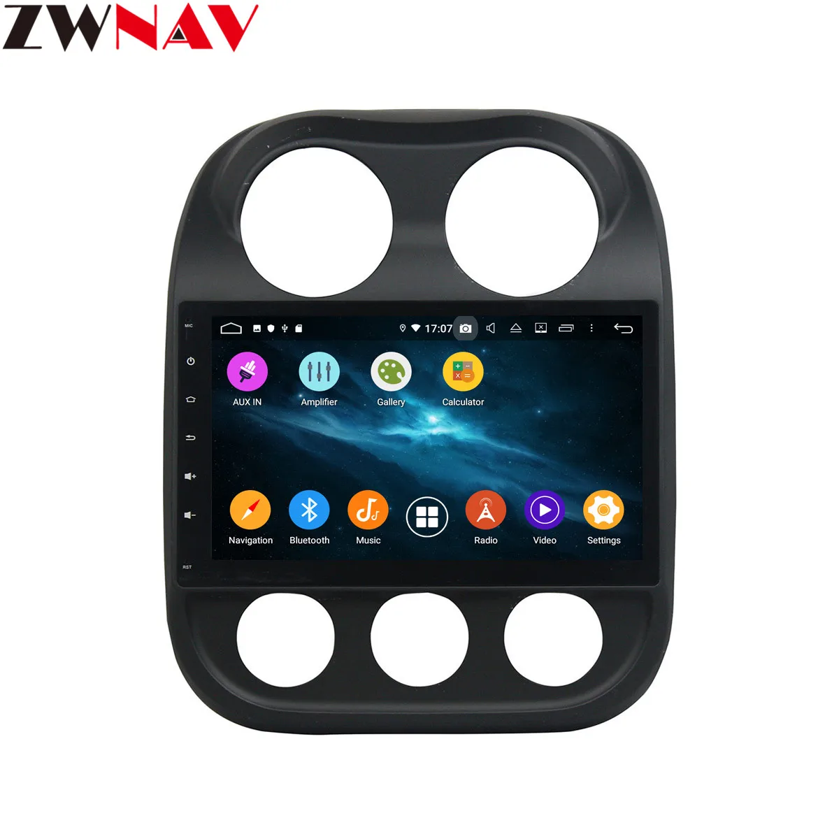 Clearance Android 9 4+64G DSP Car No 2 din Player GPS Navigation For Jeep Compass 2010-2016 Head Unit Multimedia Player Tape Recorder 3