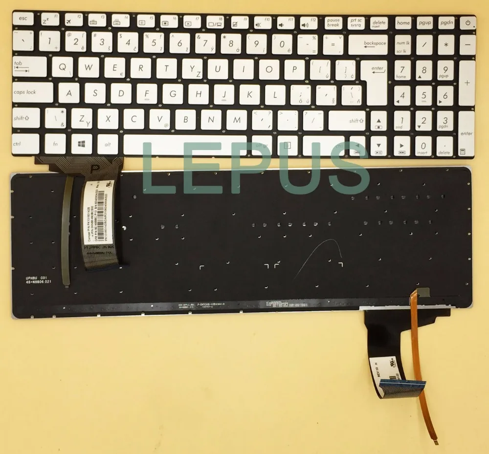 

New laptop keyboard for ASUS N551 N552 N752 G551 GL551 N751 CZECH/DANISH/NORWEGIAN/RUSSIAN/UK/US layout