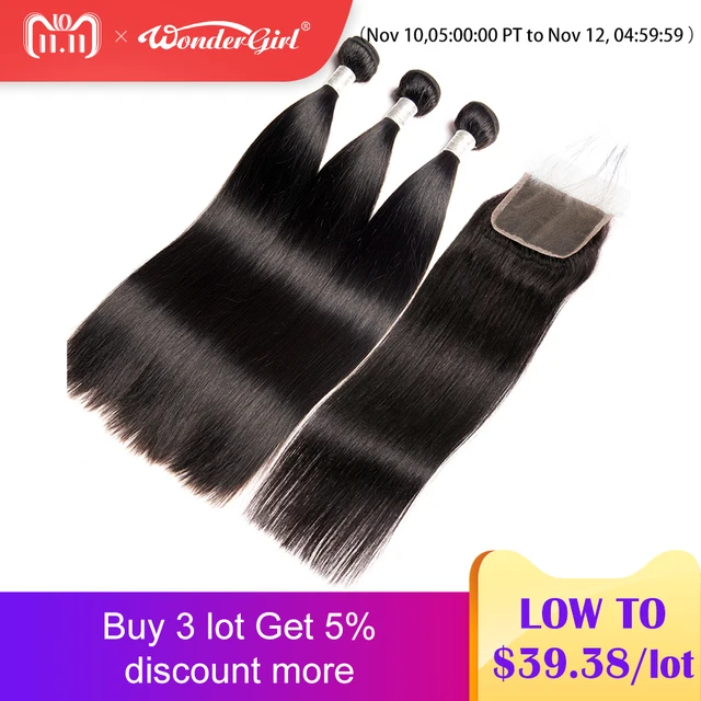 Best Price Straight Hair Bundles With Closure Human Hair Bundles With Closure Brazilian Hair Weave Bundles With Closure Remy Hair Extension