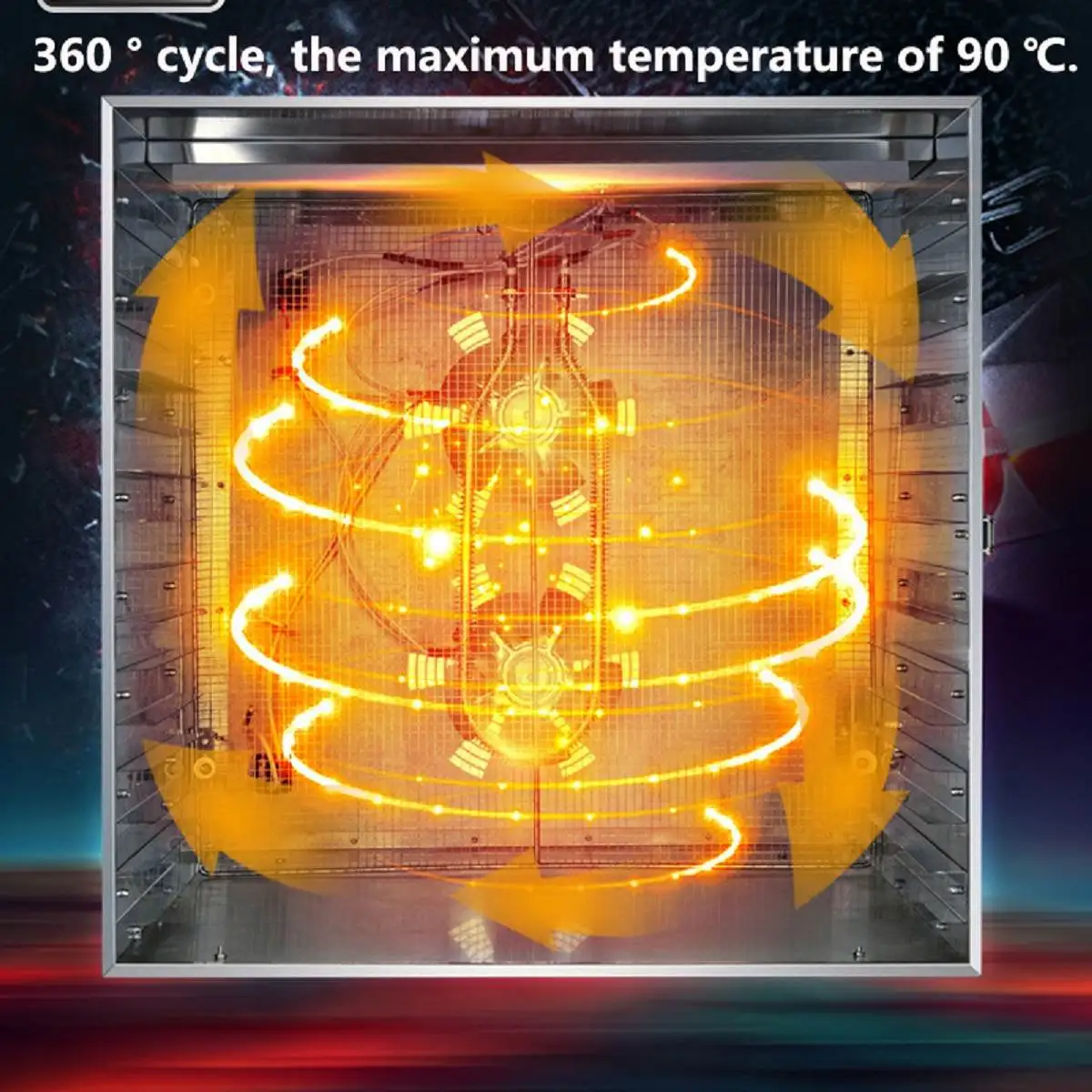 Warmtoo 220 В 1000 Вт Профессиональный 15 лоток электрический пищевой Дегидратор из нержавеющей стали сушилка для фруктов и мяса Овощной Дегидратор