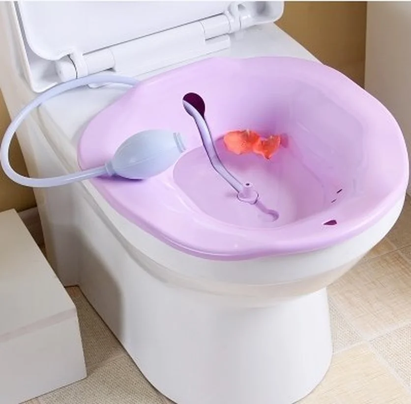 2 5l Tragbare Bidet Sitzbad Wanne Baby Neugeborenen Pflege Becken
