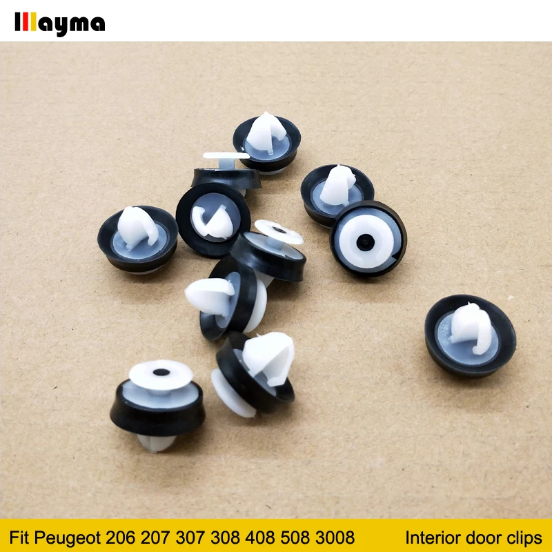 Высококачественные пластиковые зажимы для Peugeot 206 207 307 308 408 508 3008 внутренней двери