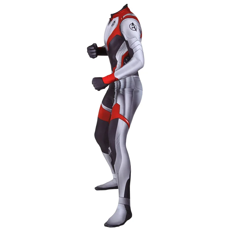 Avengers Endgame Cosplay Costumes Avengers 4 3D Quantum Realm Superhero Captain America Tights Marvel Bodysuit Suit Jumpsuits