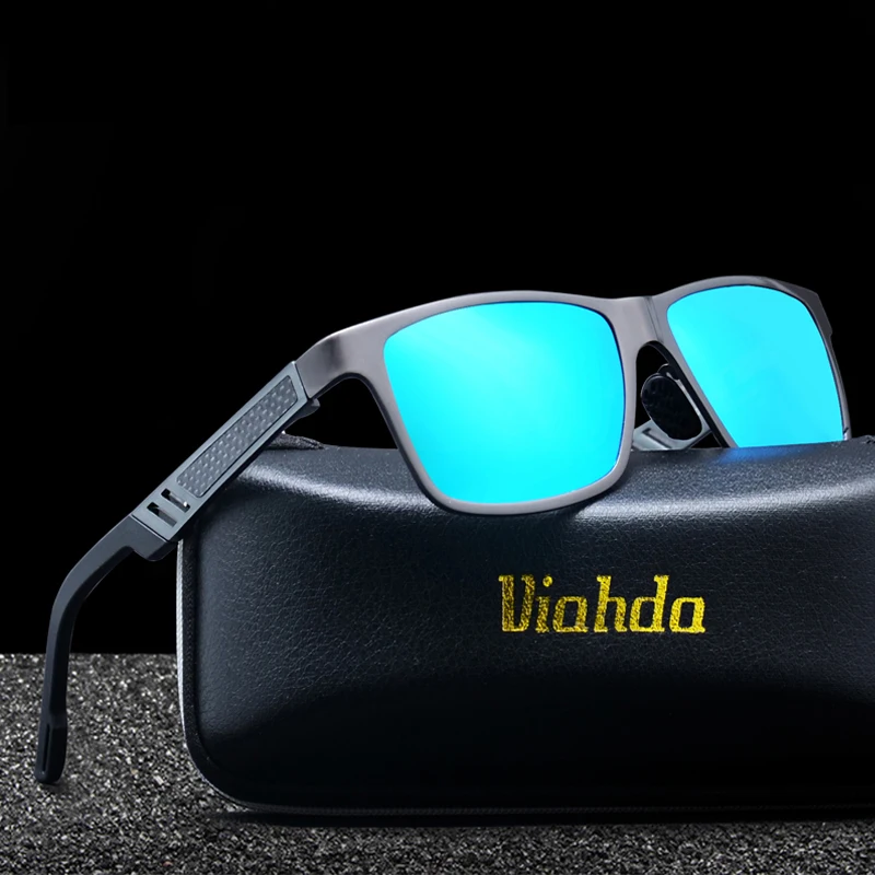 2019 Aluminium HD Polarized Sunglasses Men Driving Fishing Mirrored Eyewear New 