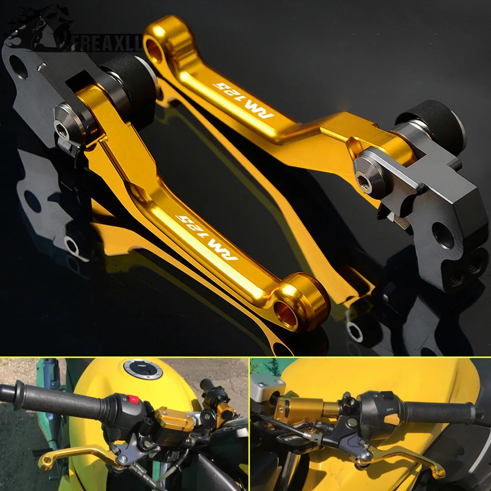 For Suzuki RM125 RM250 1996-2003 2004-2008 Pit Dirt Bike Pivot Brake Clutch Levers CNC Aluminum Motorbike Accessories Motocross |