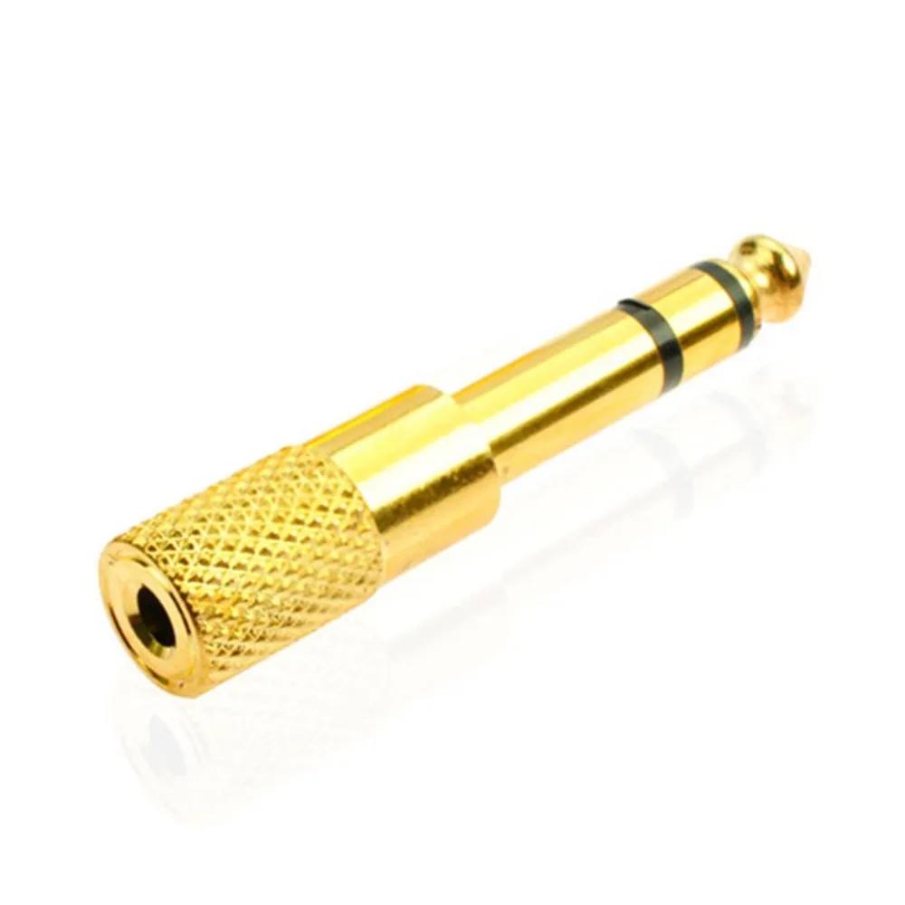 

3.5mm to 6.35mm Jack Plug Female to Male Audio Converter Stereo Audio Headphone Jack Adapter Converter Connector