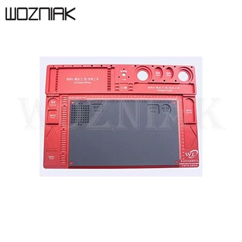 

High Temperature Aluminum Alloy Multi-function Microscope Base Workbench ,Electronics Mat Welding Blanket For soldering Station