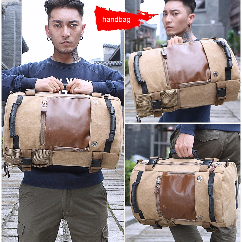 Stylish Travel Large Capacity Backpack Male Luggage Shoulder Bag Computer Backpacking Men Functional Versatile Bags