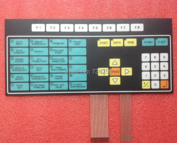 Мембранная клавиатура Tajima Запчасти для вышивальной машины EG5205B10000 EG5205A10000 EG5200A1000
