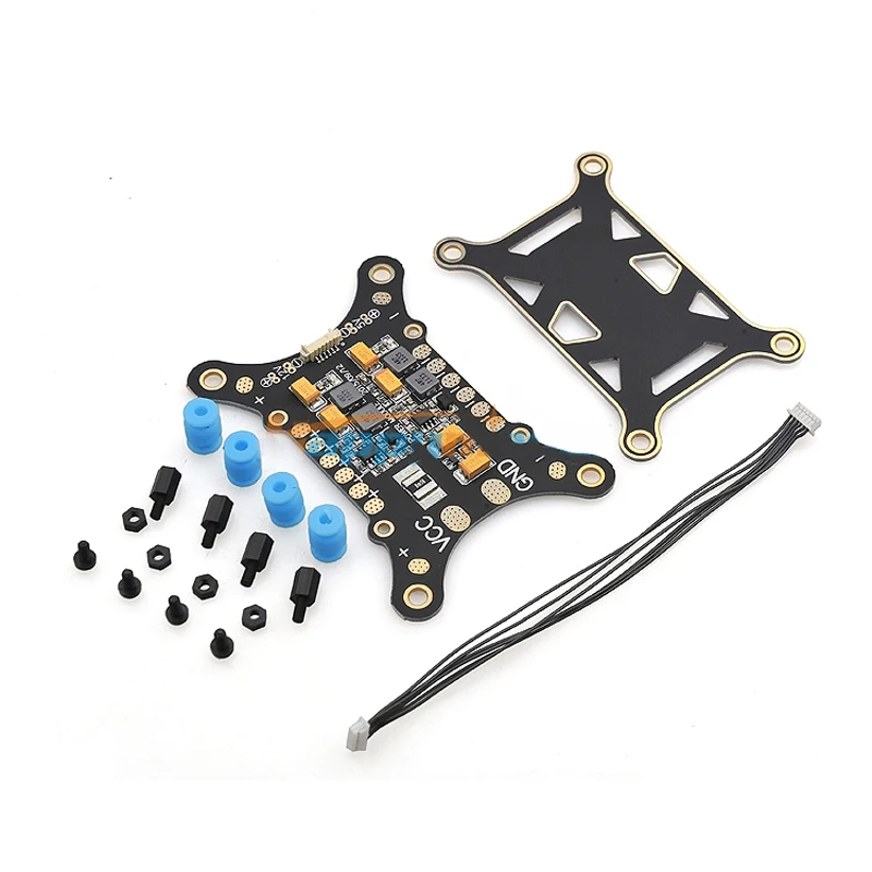 

Ormino FPV Quadcopter Kit 5in1 Distribution Board 5V to 12V BEC APM2.5/2.6/2.8 Pixhawk4 Flight Controller Power Module Drone Diy