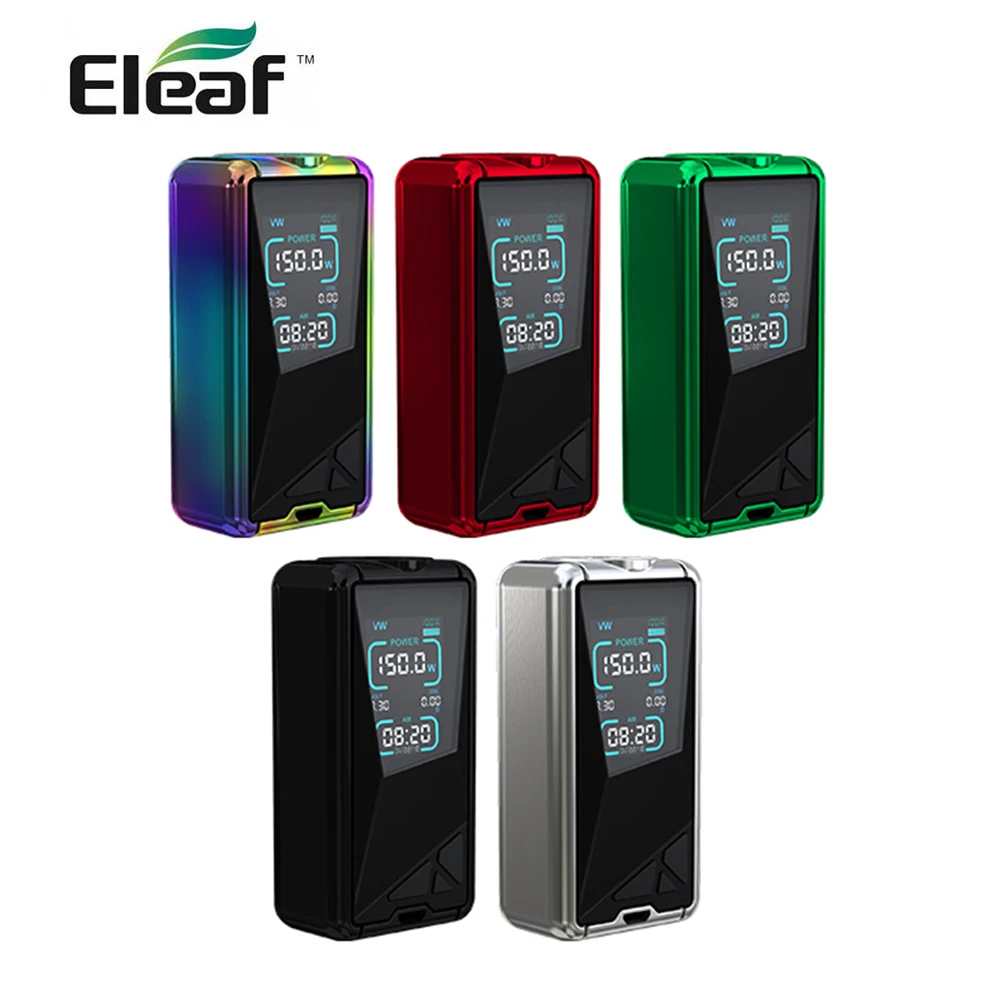 Eleaf Tessera TC коробка мод встроенный 3400 мАч выход 150 Вт Мощность с 1,45 дюймов TFT цветной Vape режим электронная сигарета