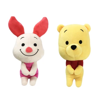 

5 Pieces Piglet Pig Pink Pig Mickey Bear Eeyore Donkey Plush Toy Cartoon Animal Soft Stuffed Doll Kid Toy Children Birthday Gift