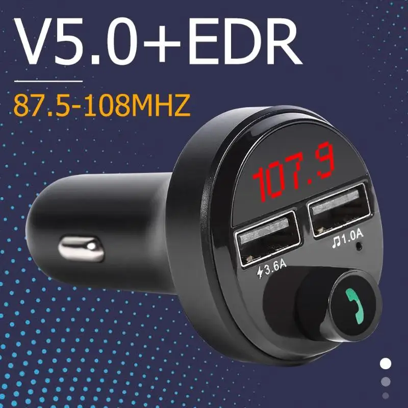 A615 беспроводной Bluetooth громкой связи автомобильный комплект fm-передатчик Модулятор MP3-плеер 3.6A двойной USB зарядное устройство