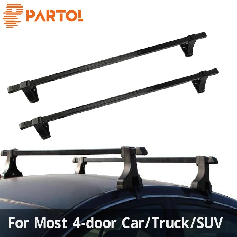 Partol 48 بوصة رف سقف سيارة عبر القضبان 48 \