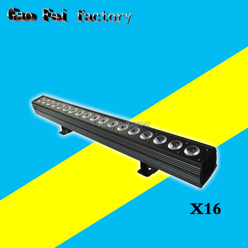 

16pcs/lot Factory Direct Export Slim Bar PRO LED Wash 5in1 RGBWA 18x10w DMX Linear LED Wall