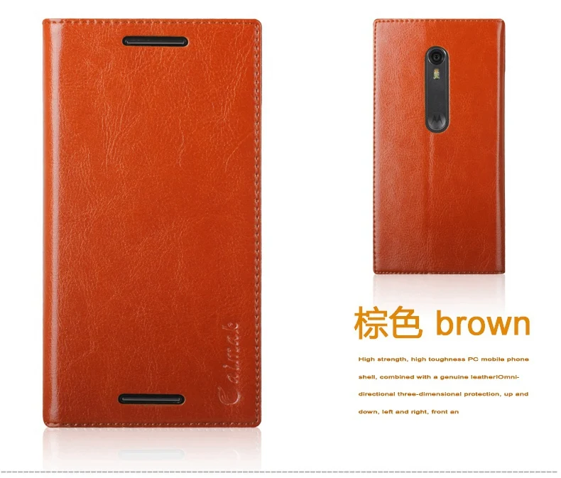8 цветов, высококачественный чехол-книжка из натуральной кожи с подставкой для LG Nexus 5x Роскошные Чехлы для мобильных телефонов - Цвет: Коричневый