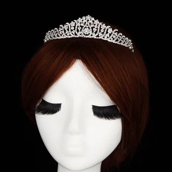 

Amazing 2019 Bling Bling Bridal Crown Head Accessories Cheap Rhinestone Beaded Church Crystal Headwear Wedding Crowns