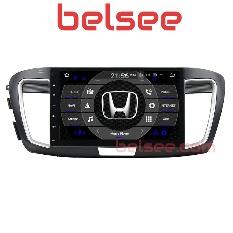 Belsee для Honda Accord 9th 2013- автомобильный стерео Android 8,0 Радио 8 ядерный 4 ГБ gps головное устройство Авторадио Аудио мультимедийный плеер BT