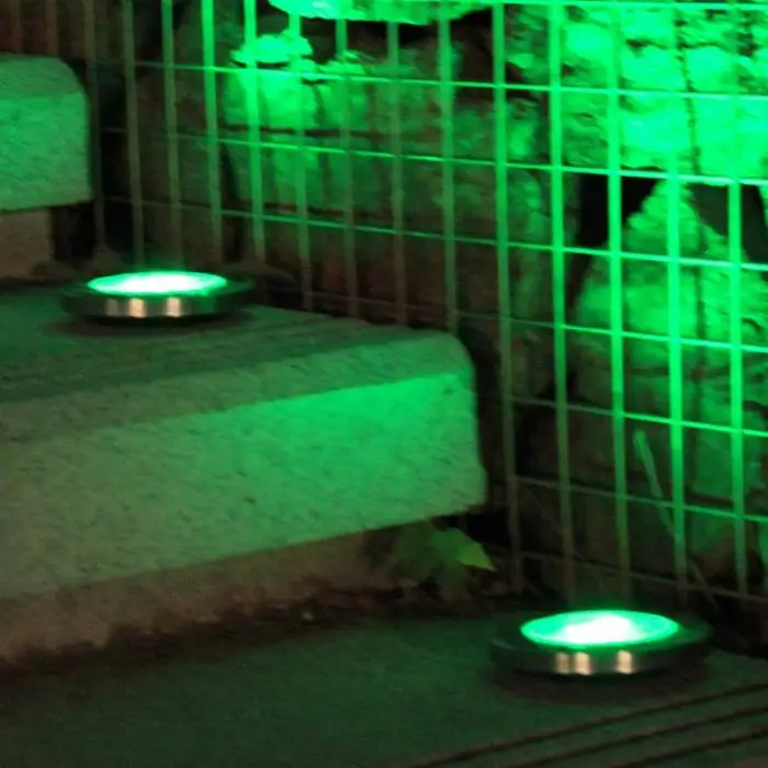 Luz ao ar Leds Solar Powered Subterrâneo Enterrado Livre Paisagem Jardim Escadas Lâmpada Ja55 3 17 Lâmpadas subterrâneas