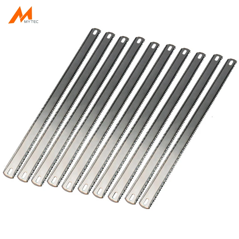 

10PCS 12" Hacksaw Replacement Blades 8TPI/24TPI Double Teeth Blade Fine/Coarse Teeth Hand Saw Blade for Cutting Wood and Metal