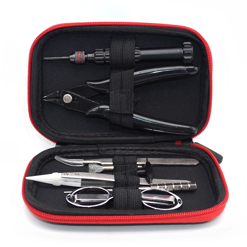 

ThunderHead Creations vape Tool Kit Elite V1 -Screwdriver+Pliers+Scissors+Tweezers+Coil Jig for DIY RTA tank heat wire