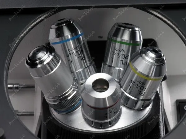 Металлургический перевернутый микроскоп AmScope поставляет 40X 600X супер Widefield