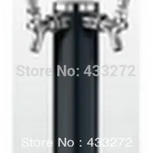 Двойной Краны Chrome, Пиво башня Разливное пиво башня черный