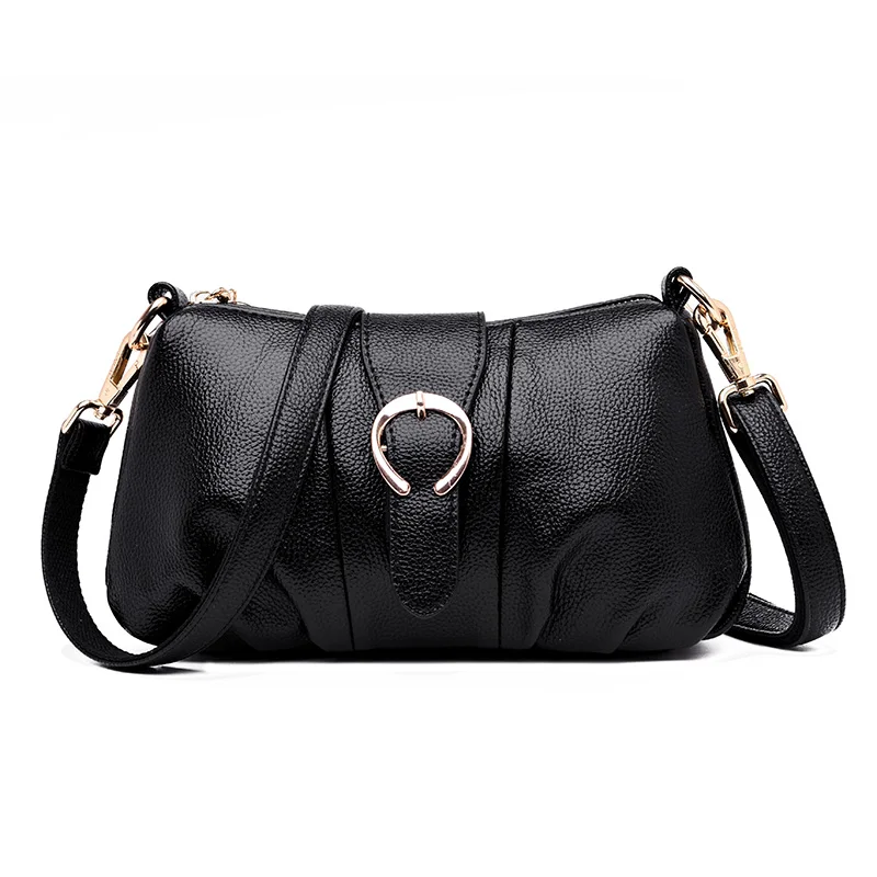 

2019 Hot Genuine Leather Women Messenger Bag Famous Brand Female Shoulder Bag Envelope Clutch Bag Crossbody Bag Purse for Women