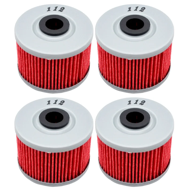 

4pcs Oil Filter For HONDA 250 AX1 250 ATC 250 BIG RED 250 1985-1987 CB300F CB 300F 2015-2016 CBR250R CBR 250R 2011-2013