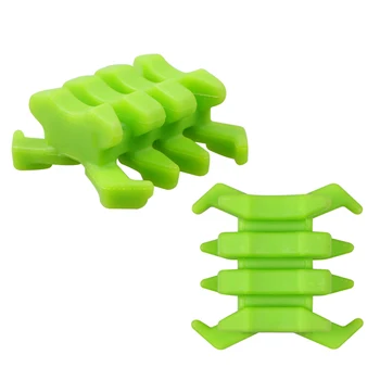 

2 Pieces Soft Rubber Split Limb Vibration Dampener for Compound Bow Green