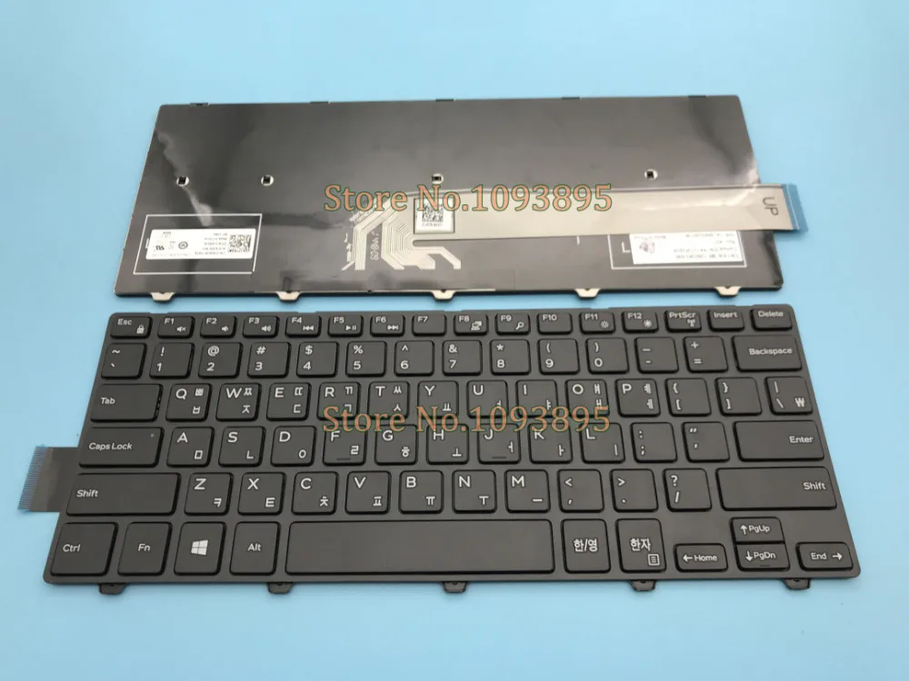 Original NEW Korean keyboard For Dell Inspiron 14 3000 Series 3441 3442