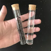 50pcs/lot 22*120mm 30ml Transparent Clear Bottles With Cork Stopper Food Grade Glass Vials Jars Storage Bottles Test Tube Jars 2
