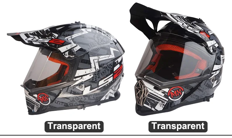 Козырек для LS2 MX436 moto крест высококачественный шлем с двойными линзами мотоциклетный шлем LS2 MX436 moto шлем защитные очки