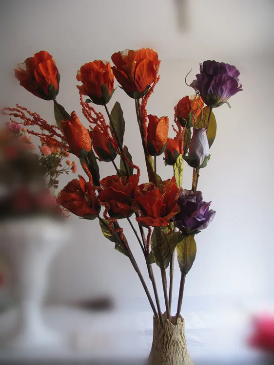 [Special] C scattered simulation flower artificial flower decoration flower flower arrangement gold ultra-low-cost promotions photo