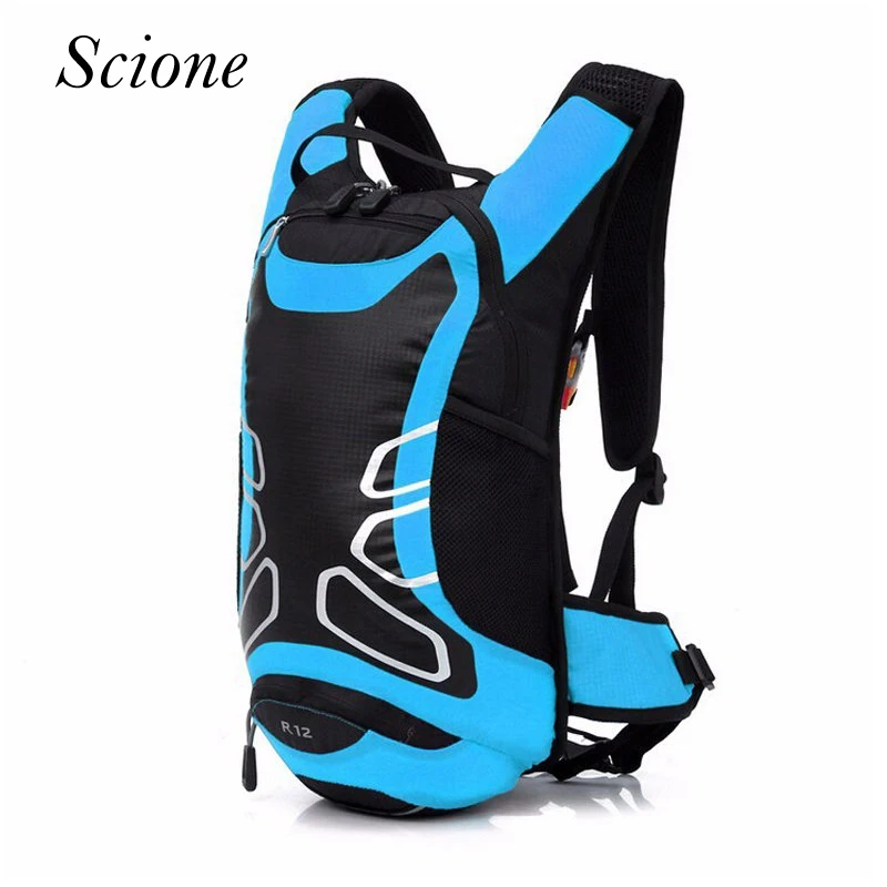

2017 Fashion Brand 12L Waterproof Nylon Bicycle Backpack Men's Travel Rucksack School Shoulder Bag bolsas mochila Bagpack Li399