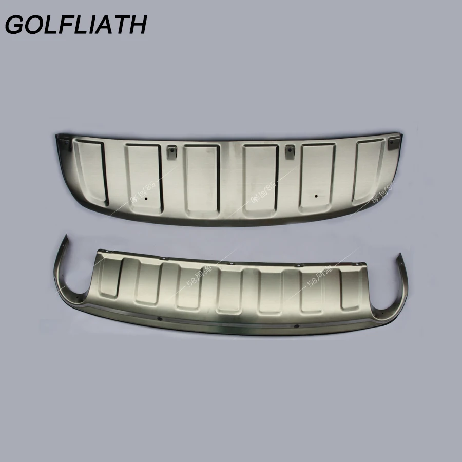 

Front&Rear stainless steel bumper guard board skid plate nerf bar Suitable For Audi Q7 2011 2012 2013 2014