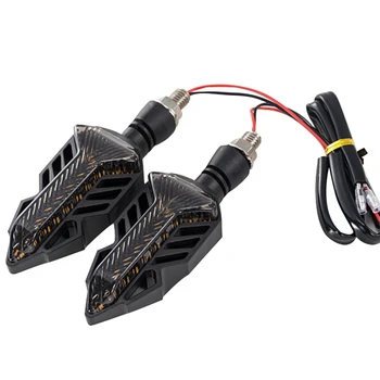 

2Pcs Led Motorcycle Turn Signal Lights 12V Super Bright Indicator Daytime Running Light Lamp