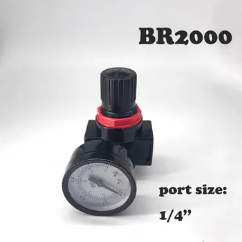 

BR2000 Free Shipping Gauge and Bracket 1000L/min Air processor Pressure Regulator 1/4" BSPT