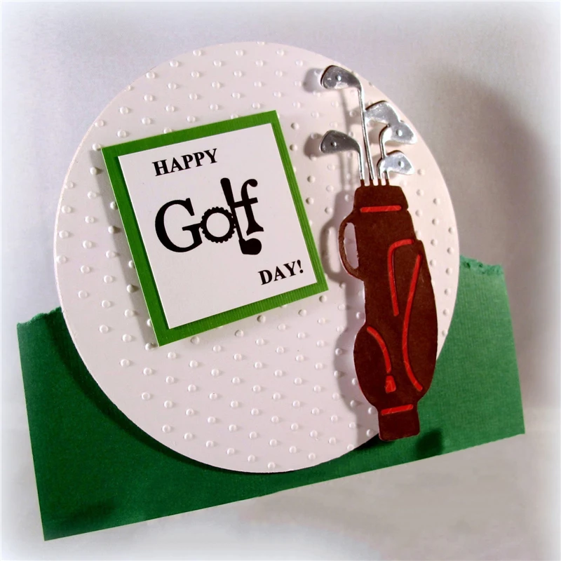 

New Arrival Golf Bag Metal Cutting Dies New 2019 for Bottle Leaves Dies Scrapbooking DIY Album Paper Craft Diecuts Stencil Decor